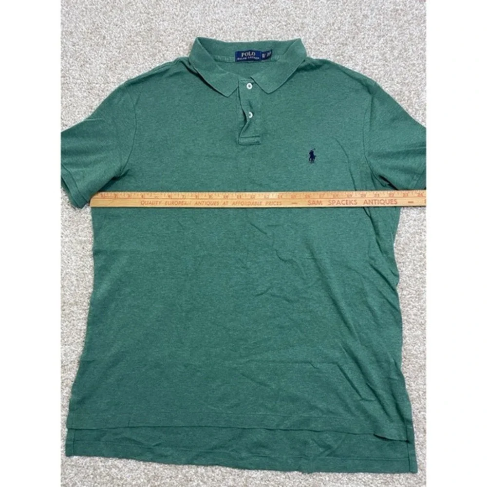 Vtg Ralph Lauren Polo Shirt Men's XL Green Short Sleeve Classic Fit‎ Casual Golf